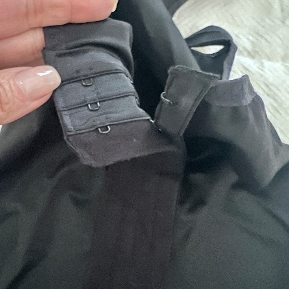 🌻NEW ISAVELA BLACK High Back Ankle Length Compression Bodysuit Size Small - Picture 2 of 10